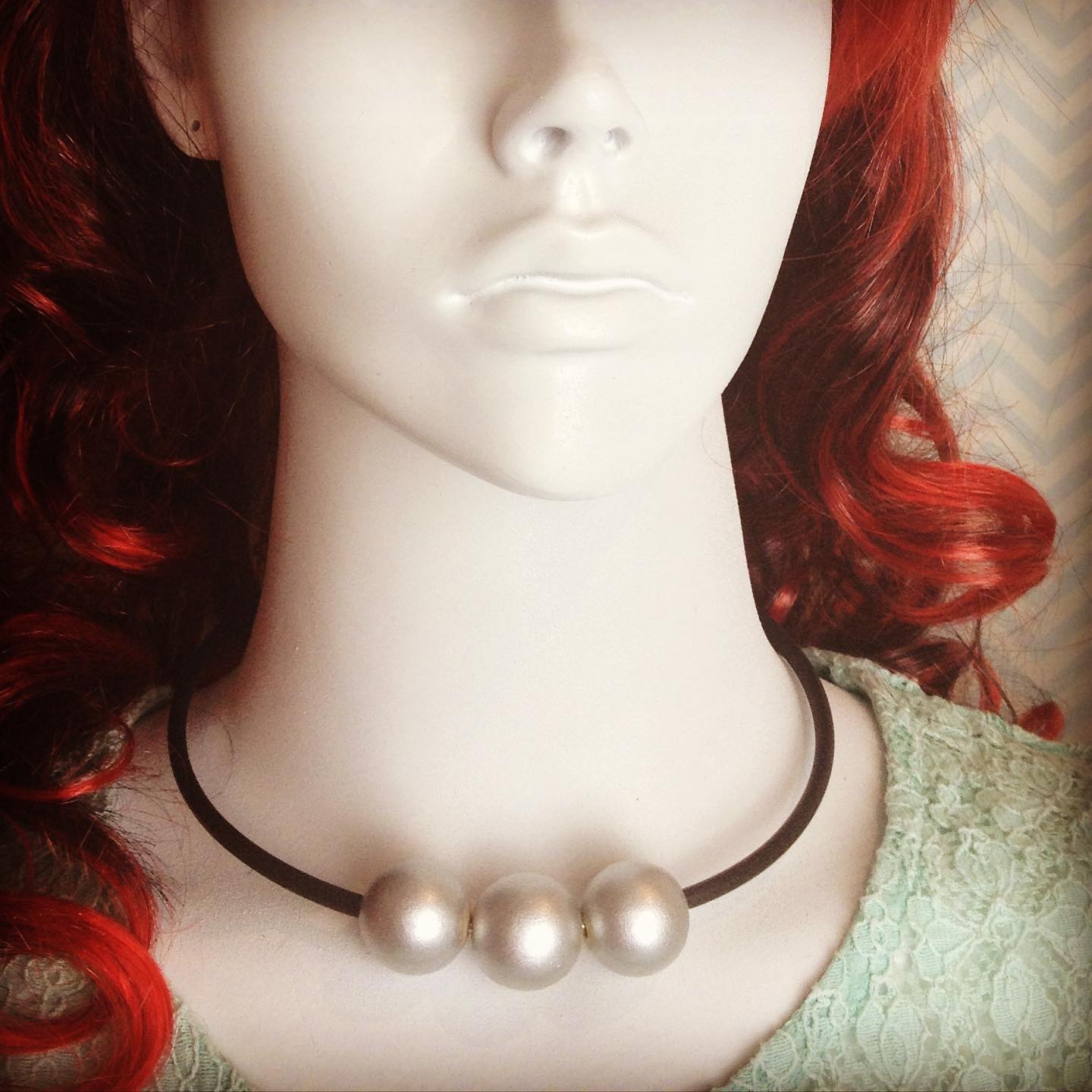 Add our silver and black necklace for the perfect finishing touch to your outfit. ️ #redinsteadshop #silver #beads #beadsjewelry #jewellery #jewelry #necklace #necklaces #necklaceoftheday #black